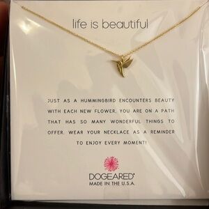 Dogeared hummingbird necklace